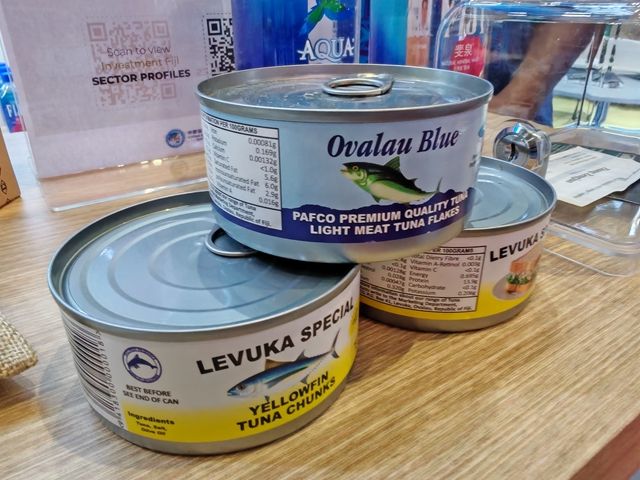 斐济的金枪鱼罐头。